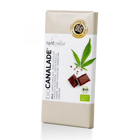 Cioccolato al latte intero biologico Canapa & Natur Canalade