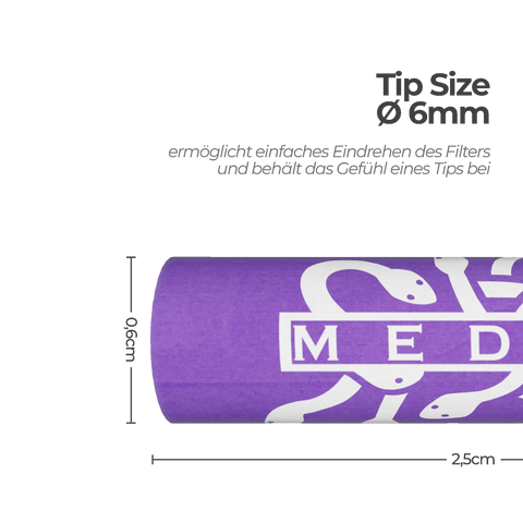 Medusa Filters activated carbon filter purple 50pcs.
