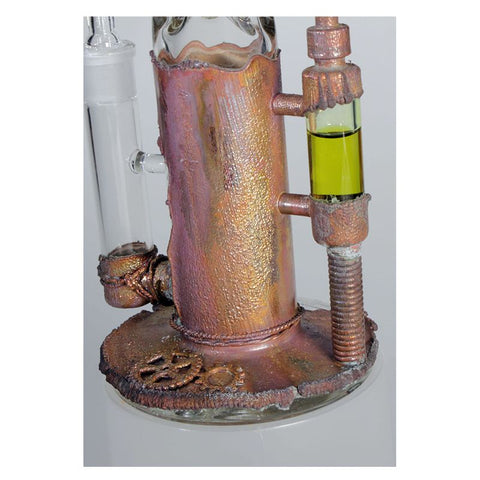 CBD & Räucherwerk Online Shop Schweiz | Black Leaf 'Archimedes Reactor' Icebong mit Kupfermantel 40cm
 findest du im Viweedy Store in Basel