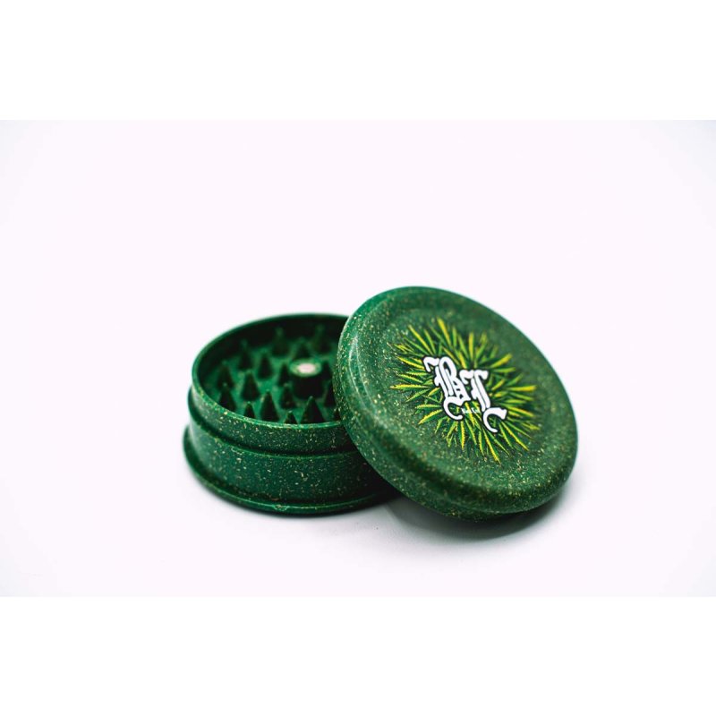 Black Leaf Grinder 3 Parts BIO Green