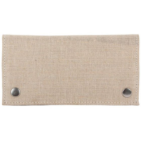 Jute tobacco pouch with buttons