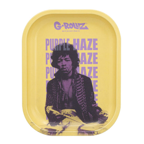 G-Rollz Rolling Tray Radio Day Purple Yellow Haze