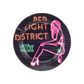 Aschenbecher Metal Tin XXX Red Light