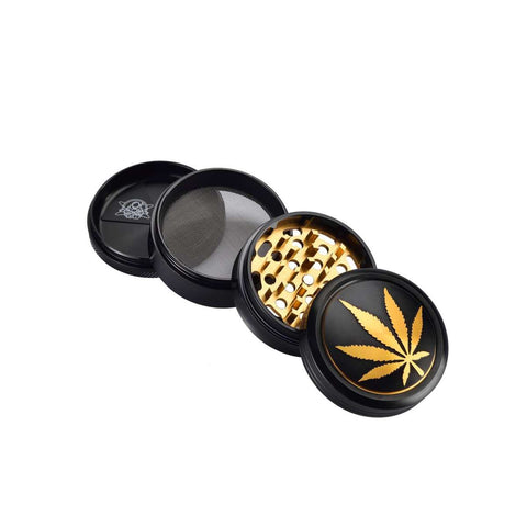 Grinder Golden Leaf by Champ High 63mm 4 Layers