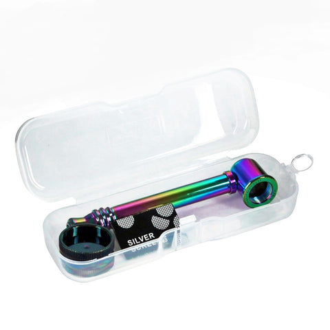 Weed Pipe Rainbow incl. grinder incl. 12x sieves test