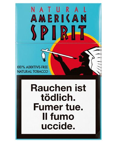 American Spirit Cigarettes Régulier Bleu
