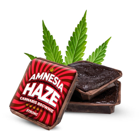 Brownies alla cannabis Amnesia Haze senza THC