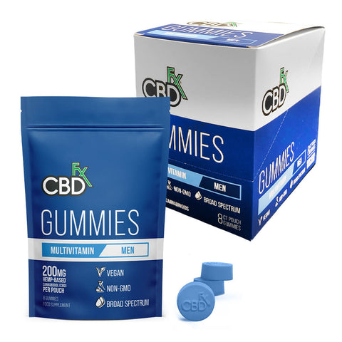 CBDfx Multivitamin for Men 200mg CBD Vegan Gummies
