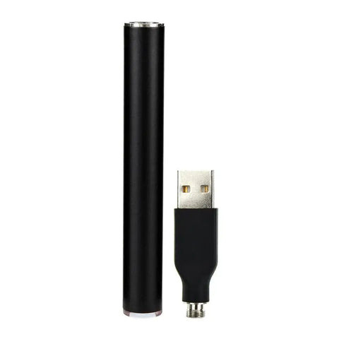 CCELL M3 Vape Pen in black with USB charger, compact design, 350 mAh battery.