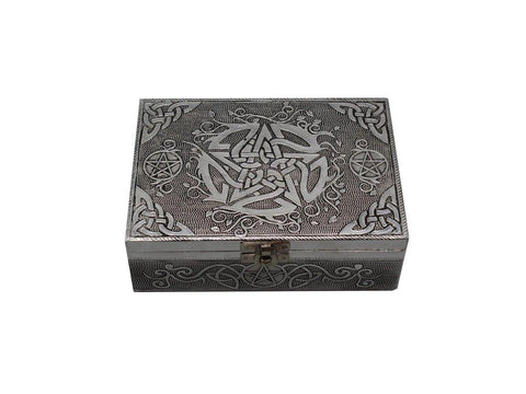 CBD & Räucherwerk Online Shop Schweiz | Celtic Pentacle Aluminium Box
 findest du im Viweedy Store in Basel