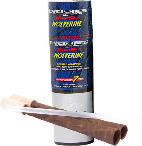 Cyclones X-tra Slo Wolverine Tube filtre en bois 2 en 1