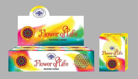 CBD & Räucherwerk Online Shop Schweiz | Green Tree Flower Of Life Räucherkegel
 findest du im Viweedy Store in Basel
