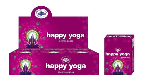 CBD & Räucherwerk Online Shop Schweiz | Green Tree Happy Yoga Räucherkegel
 findest du im Viweedy Store in Basel