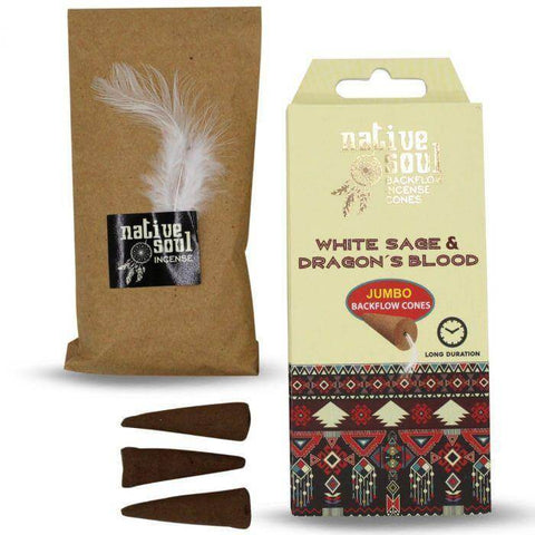 CBD & Räucherwerk Online Shop Schweiz | Green Tree Native Soul White Sage & Dragon`s Blood Backflow Räucherkegel
 findest du im Viweedy Store in Basel