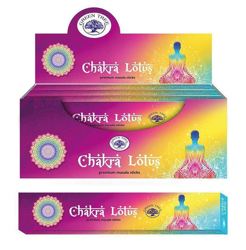 CBD & Räucherwerk Online Shop Schweiz | Green Tree Masala Chakra Lotus Räucherstäbchen
 findest du im Viweedy Store in Basel