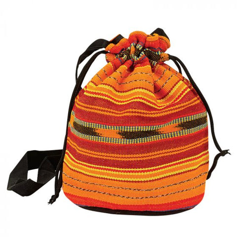 Guatemala pouch bag colorful with cord SMALL
