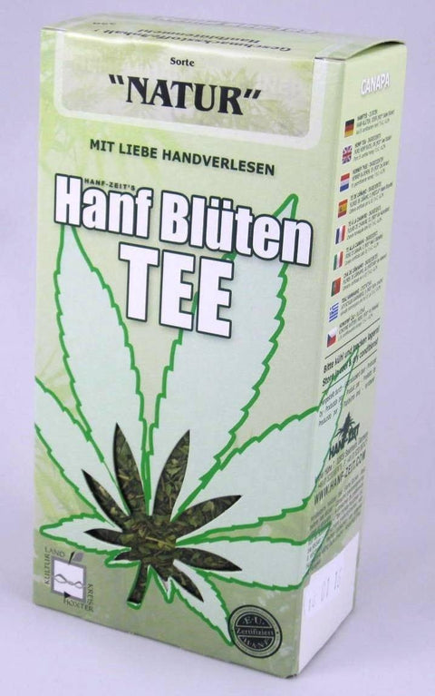 CBD & Räucherwerk Online Shop Schweiz | Hanf Zeit Hanfblüten Tee 35g
 findest du im Viweedy Store in Basel
