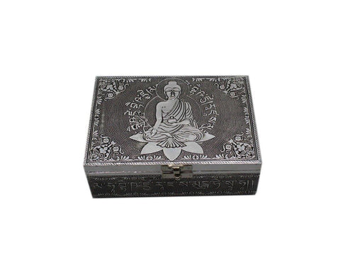 CBD & Räucherwerk Online Shop Schweiz | Medizin Buddha Aluminium Box
 findest du im Viweedy Store in Basel
