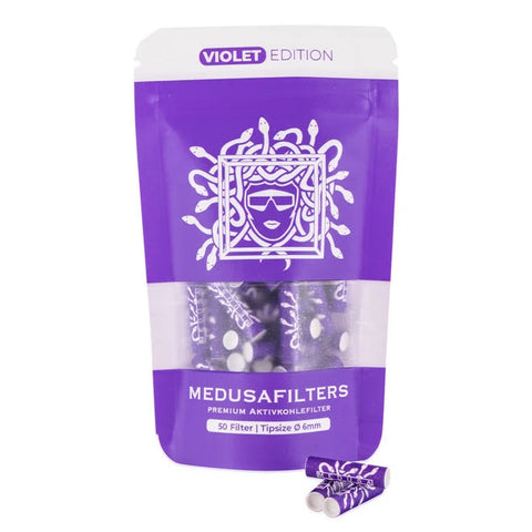 Medusa Filters activated carbon filter purple 50pcs.
