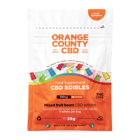 Orsetti gommosi al CBD di Orange County 100 mg