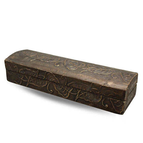 CBD & Räucherwerk Online Shop Schweiz | Pencil box golden glow wooden and copper
 findest du im Viweedy Store in Basel