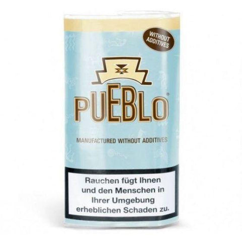 CBD & Räucherwerk Online Shop Schweiz | Pueblo Blue Tobacco Beutel 25gr
 findest du im Viweedy Store in Basel