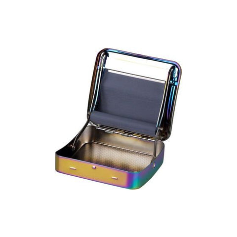 Zigaretten Rollmaschine Box Metal Rainbow Finish 80mm