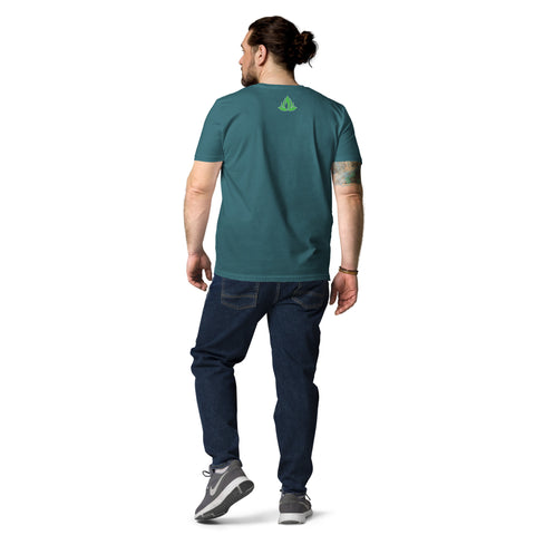 Unisex-Bio-Baumwoll-T-Shirt mit Viweedy Blüte