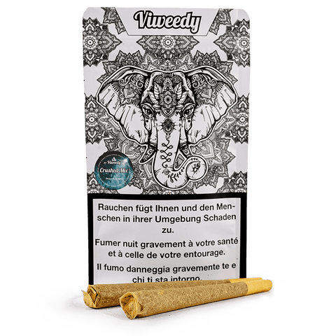 CBD & Räucherwerk Online Shop Schweiz | Viweedy Crushed Mix CBD Joints
 findest du im Viweedy Store in Basel
